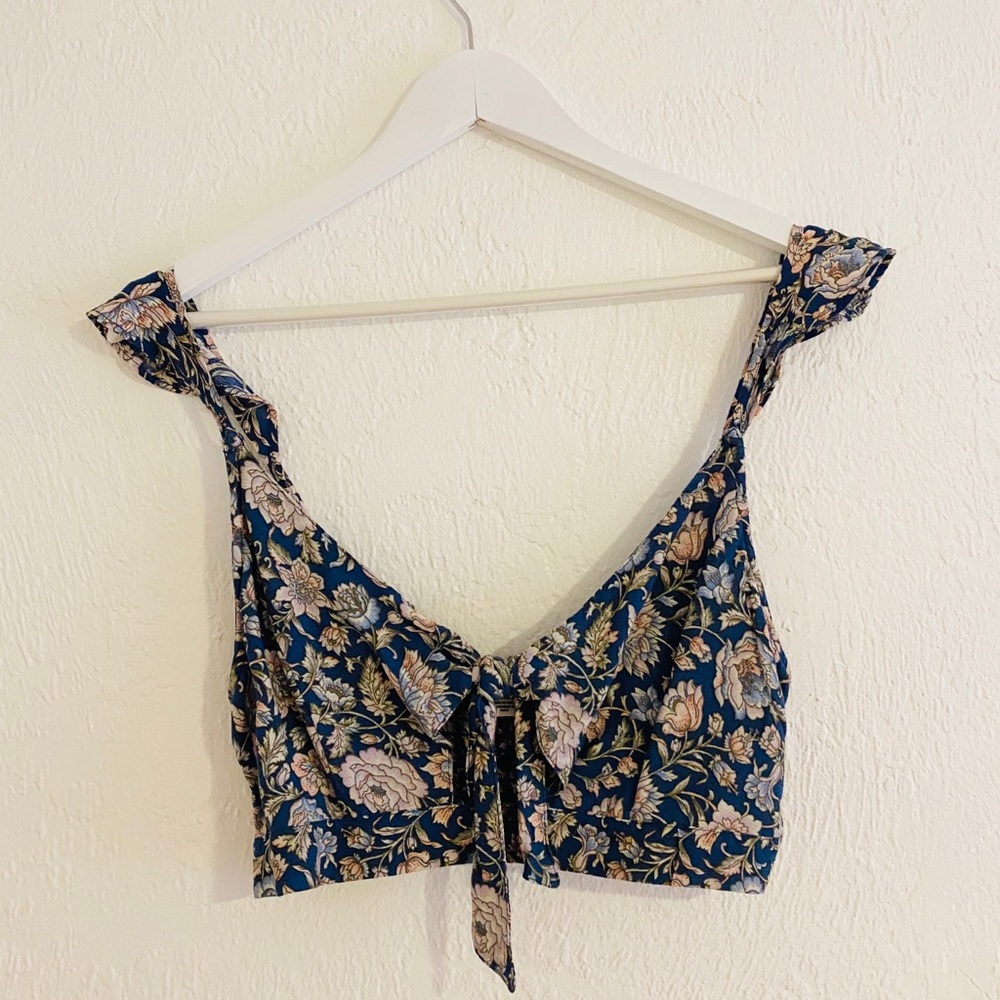 American Eagle Bralette Style Cropped Tank Top